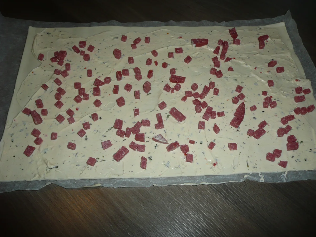 Börek mit Ziegenfrischkäse, Broccoli, Walnuss - Füllung - Rezept - Bild Nr. 3359