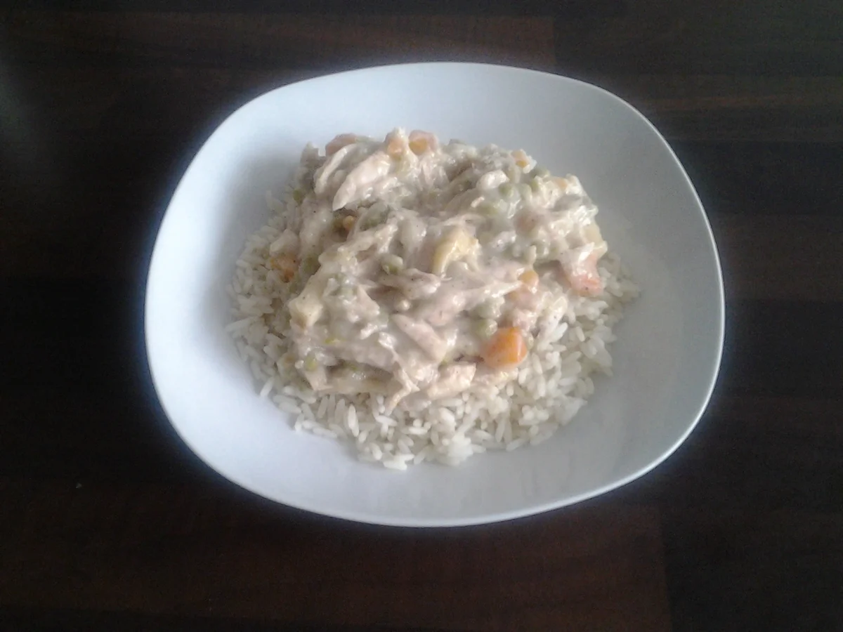 Rezept: Hühnerfrikassee (weizenfrei, laktosefrei) Bild Nr. 3360 Hühnerfrikassee (weizenfrei, laktosefrei) - Rezept - Bild Nr. 3360