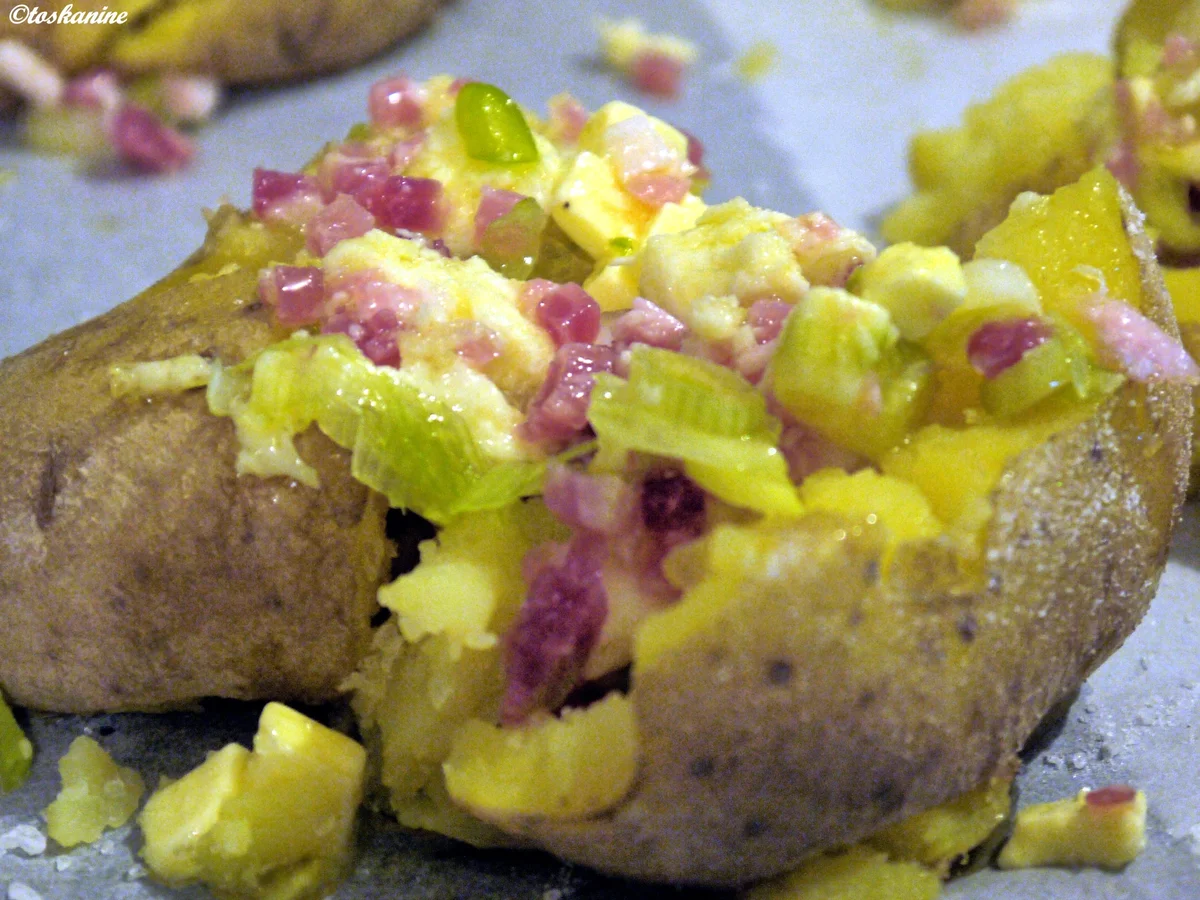 Mit Mozzarella gratinierte Kartoffeln - Rezept - Bild Nr. 3417