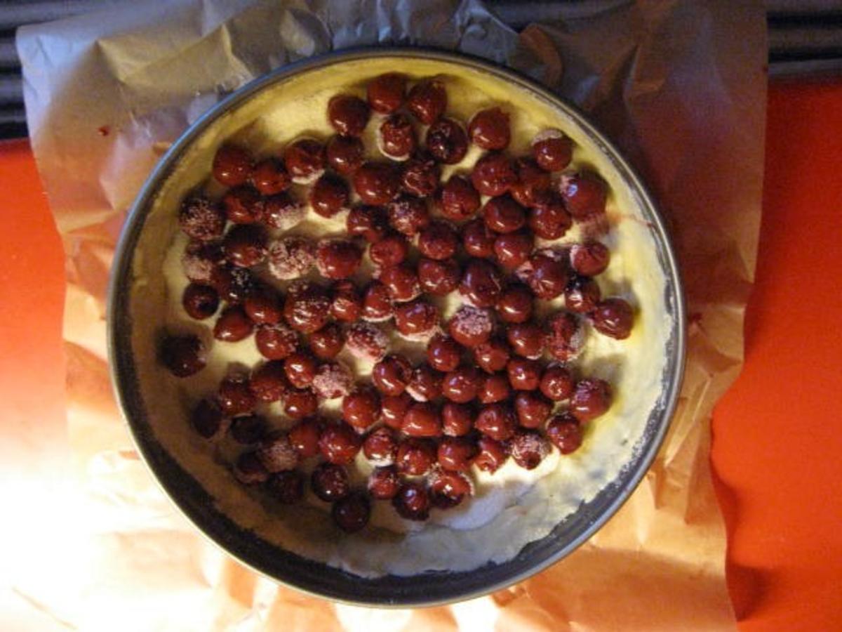 Milchreis Kuchen mit Kirschen - Rezept - Bild Nr. 3397