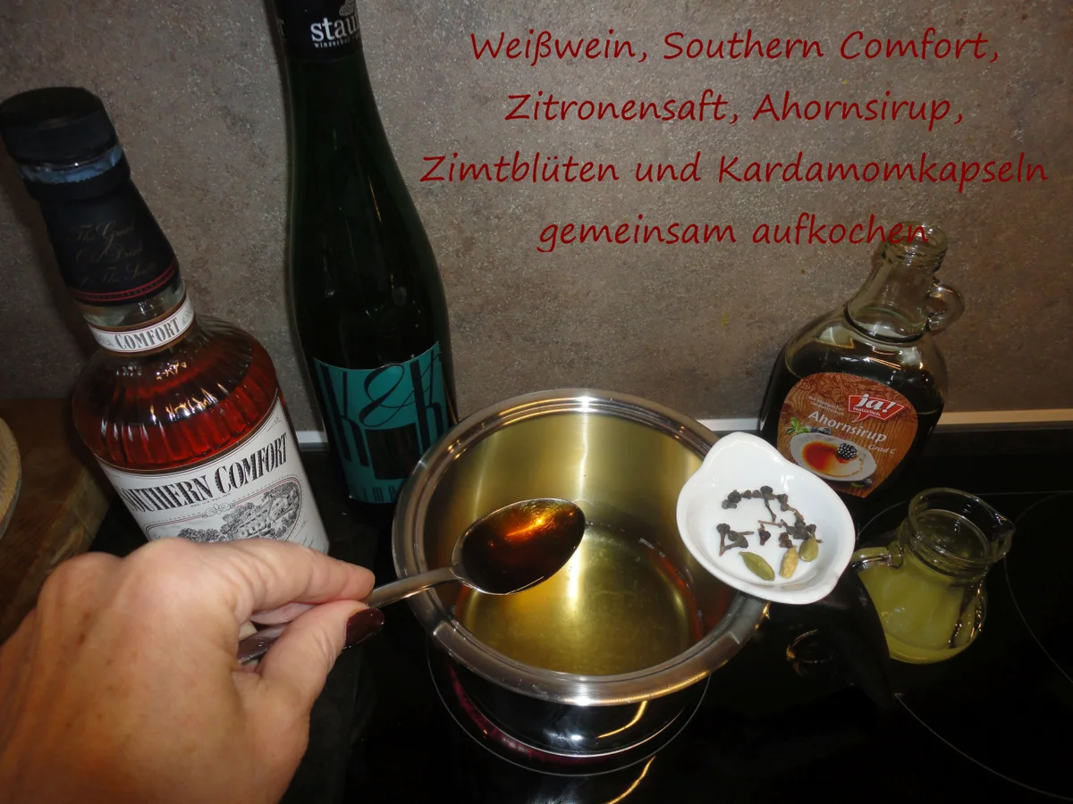 Tapioka Weisswein Orangen Pudding - Rezept - Bild Nr. 3447