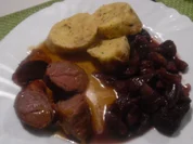 Rezept: Wildschwein Filet im Schinkenmantel mit Rotwein-Maronen-Zwiebeln Bild Nr. 3410 Wildschwein Filet im Schinkenmantel mit Rotwein-Maronen-Zwiebeln - Rezept - Bild Nr. 3410