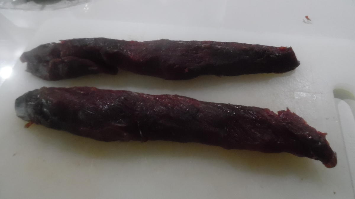 Wildschwein Filet im Schinkenmantel mit Rotwein-Maronen-Zwiebeln - Rezept - Bild Nr. 3414