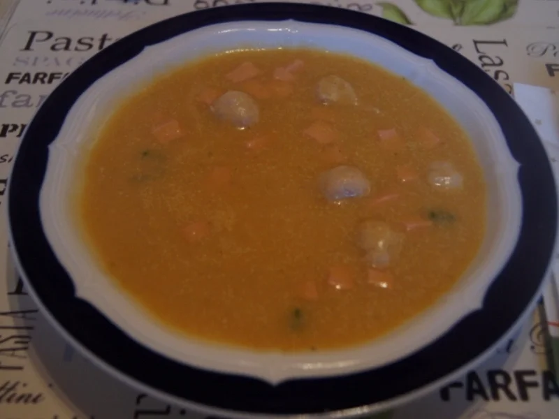 Sellerie-Kartoffel-Cremesuppe mit Einlage - Rezept - Bild Nr. 3416