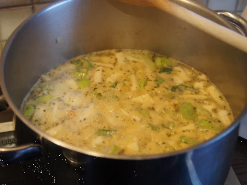 Sellerie-Kartoffel-Cremesuppe mit Einlage - Rezept - Bild Nr. 3425