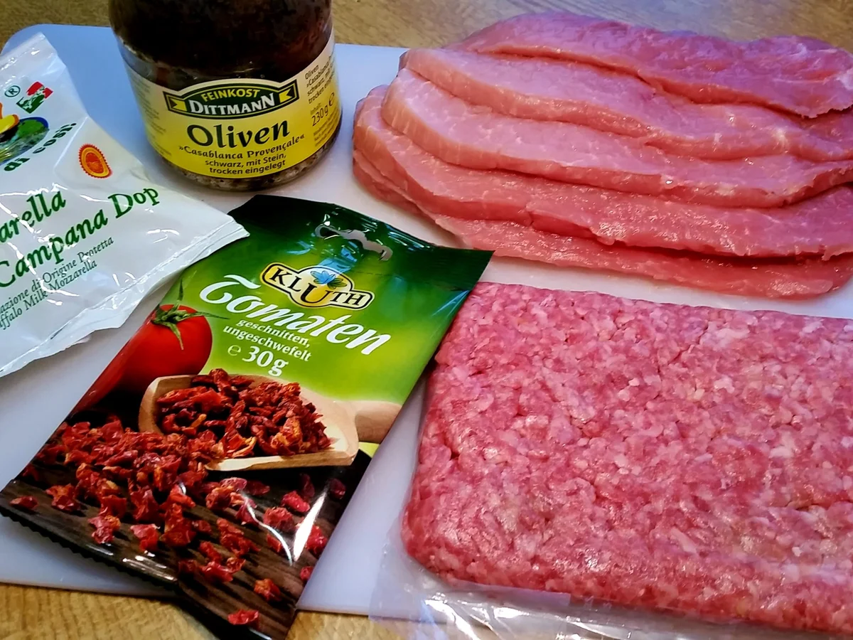 Rezept: Gefüllte Schnitzel-Rouladen Bild Nr. 3419 Gefüllte Schnitzel-Rouladen - Rezept - Bild Nr. 3419