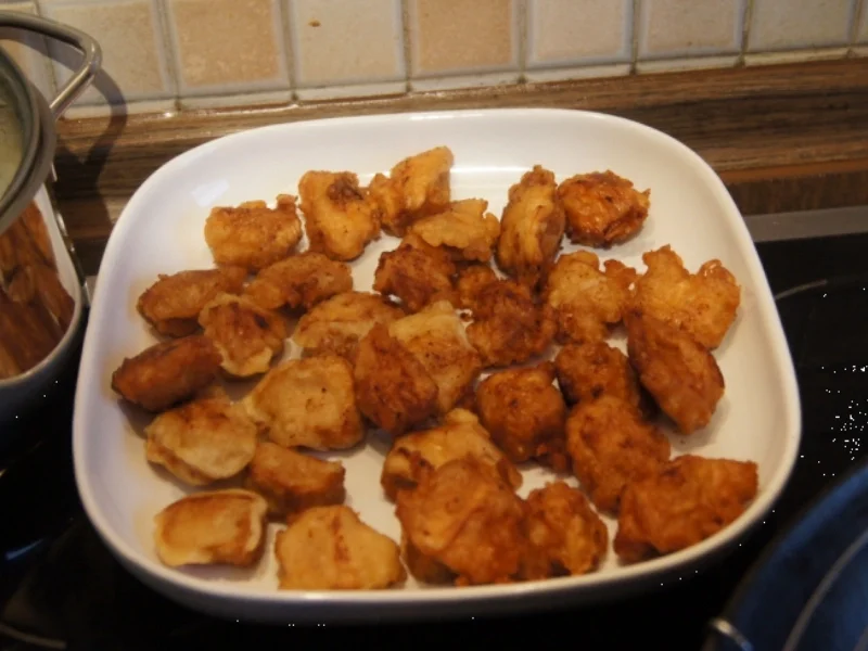 Hähnchenbrustfiletbällchen mit süß-sauren Wokgemüse und Basmatireis - Rezept - Bild Nr. 3441