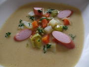 Gemüsecreme-Suppe mit Wiener - Rezept - Bild Nr. 3431