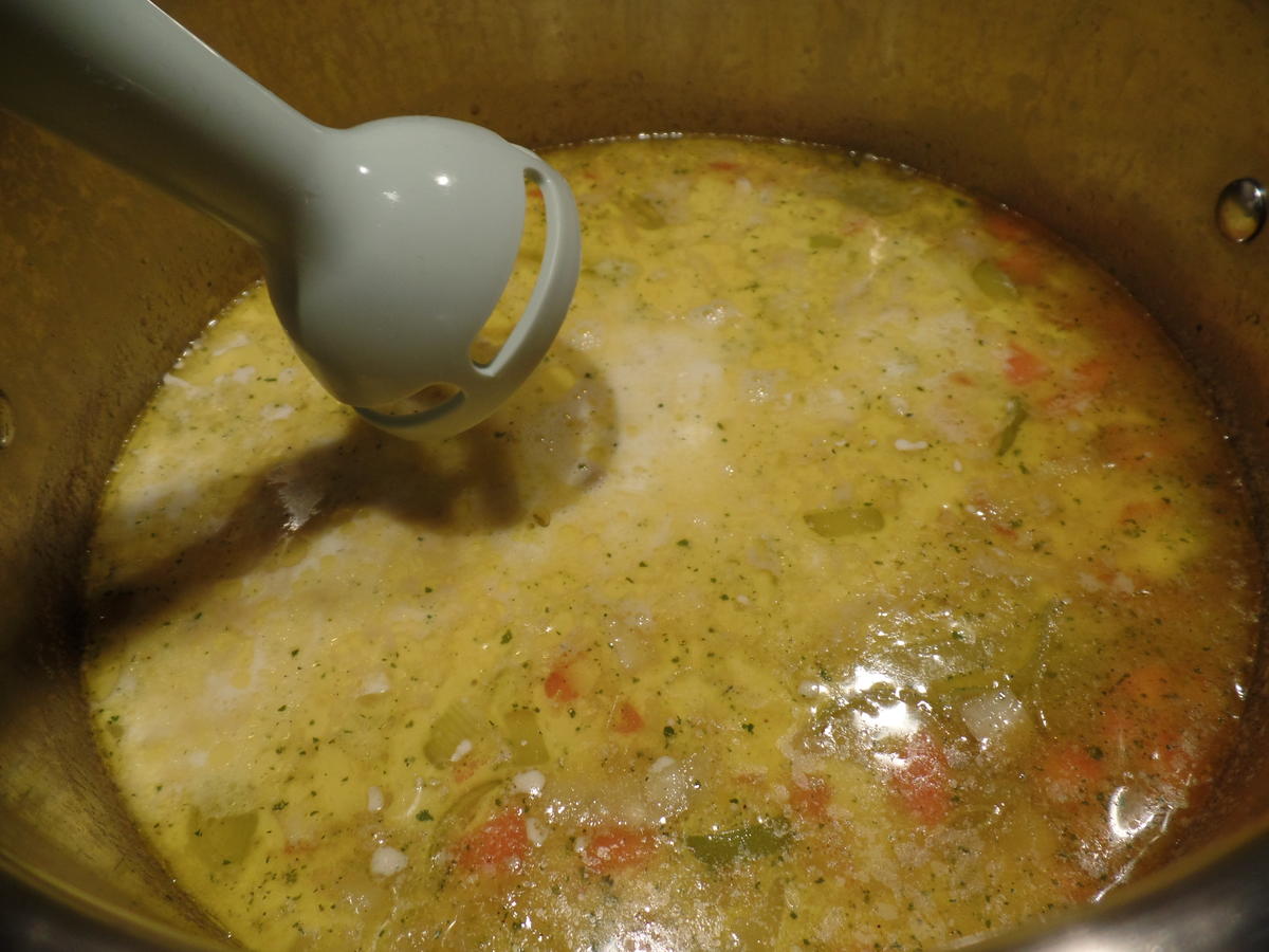 Gemüsecreme-Suppe mit Wiener - Rezept - Bild Nr. 3438