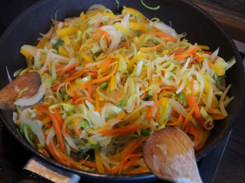 Frühlingsrollen mit pikanter Füllung - Rezept - Bild Nr. 3447