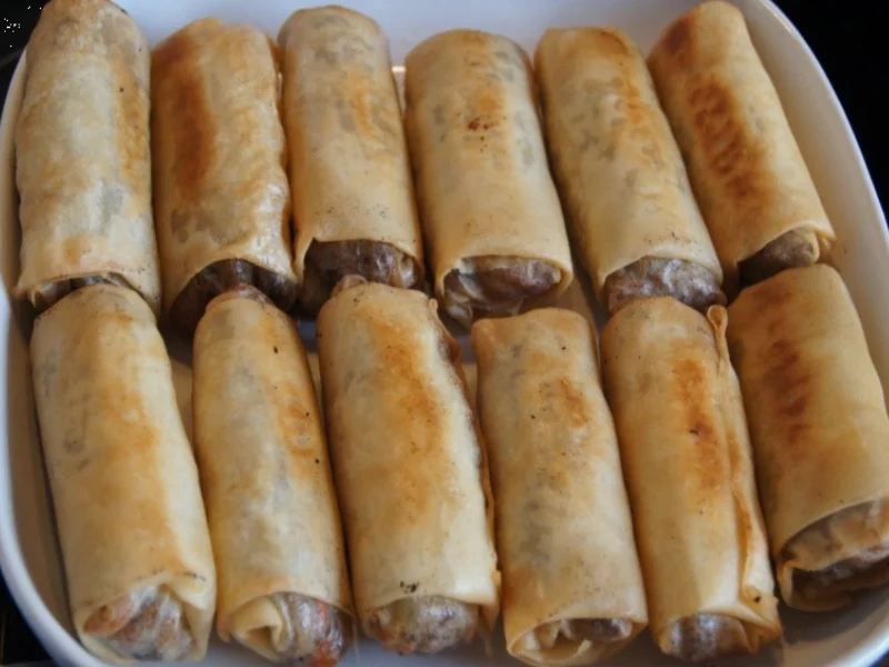 Frühlingsrollen mit pikanter Füllung - Rezept - Bild Nr. 3465