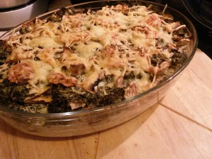 Nudel Grünkohl Auflauf mit Pilzen - Rezept - Bild Nr. 3452