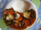 Wok-Kalbsleber mit Gemüse und Reis - Rezept - Bild Nr. 3453