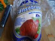 Gänsebrust mit Knochen im Römertopf - Rezept - Bild Nr. 4053