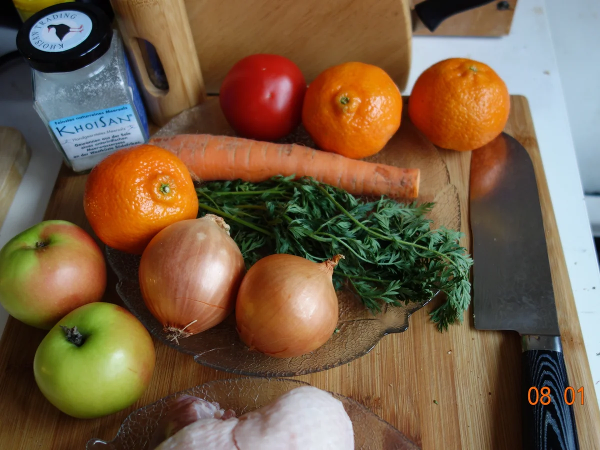 Gänsebrust mit Knochen im Römertopf - Rezept - Bild Nr. 4055