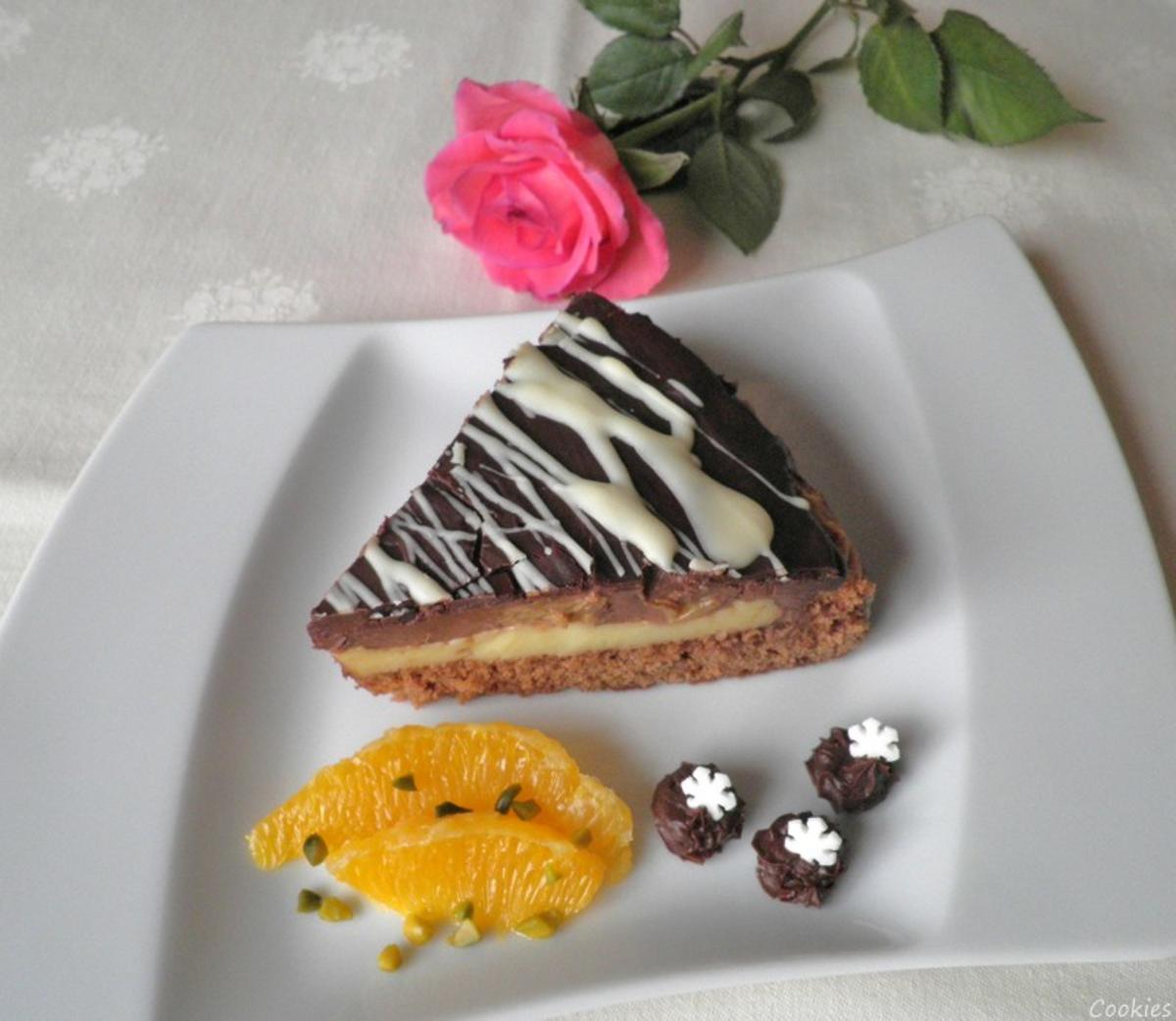 Bilder für Kleine Schokoladen - Orangen - Torte - Rezept