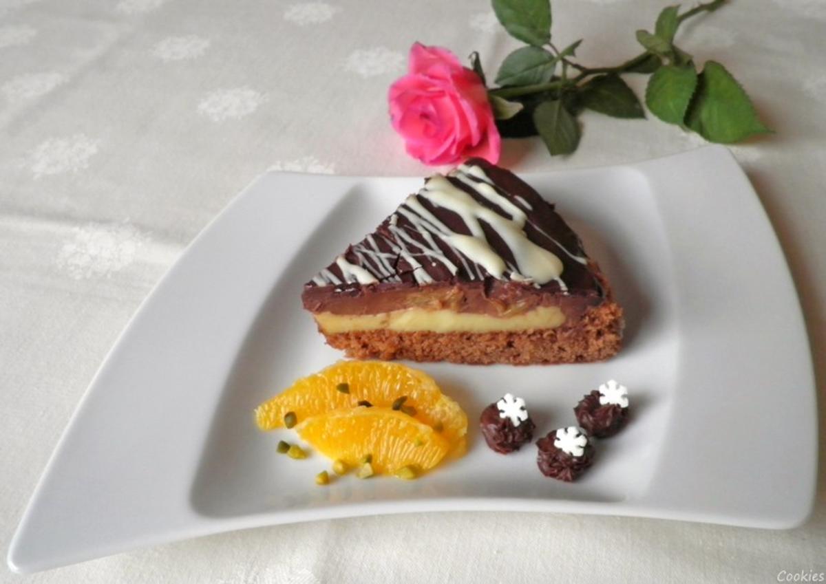 Kleine Schokoladen - Orangen - Torte - Rezept - Bild Nr. 3482