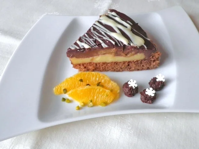 Kleine Schokoladen - Orangen - Torte - Rezept - Bild Nr. 3499