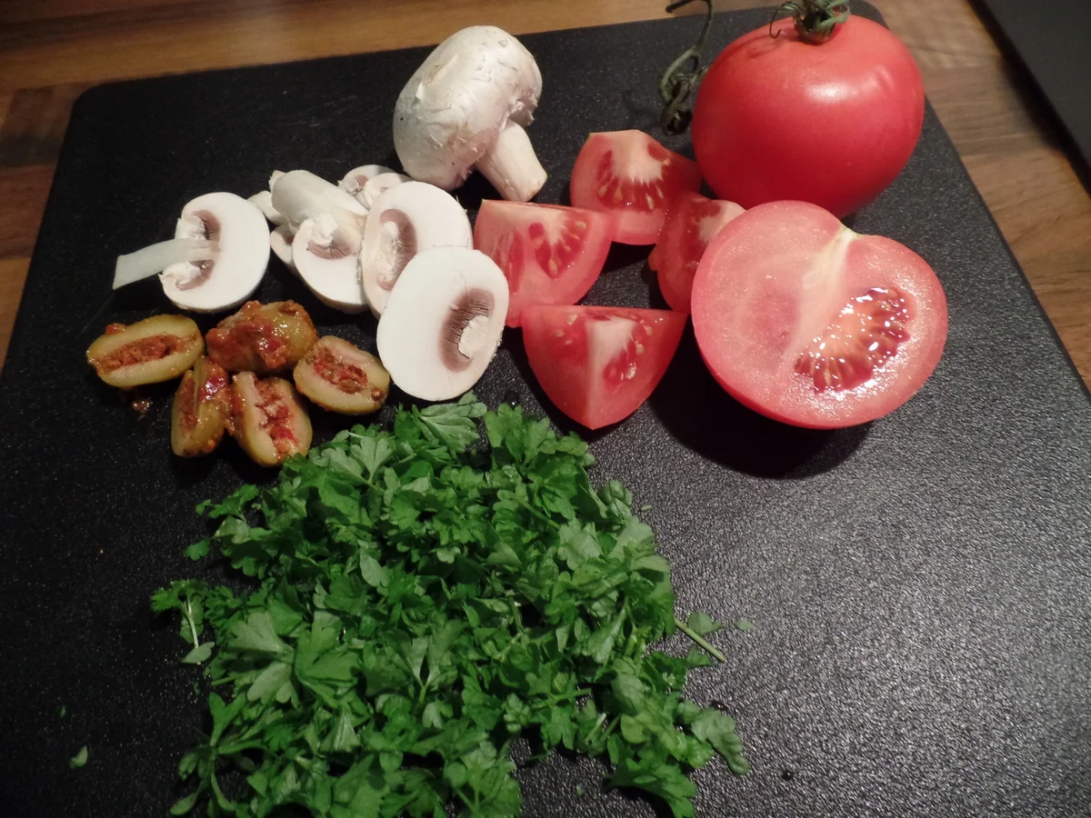 Rezept: Ofenkartoffeln mit Tomaten und Oliven Bild Nr. 3492 Ofenkartoffeln mit Tomaten und Oliven - Rezept - Bild Nr. 3492