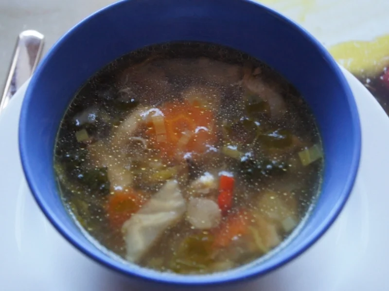 Rezept: Hühnersuppe mit Gemüse und Kräutern Bild Nr. 3508 Hühnersuppe mit Gemüse und Kräutern - Rezept - Bild Nr. 3508