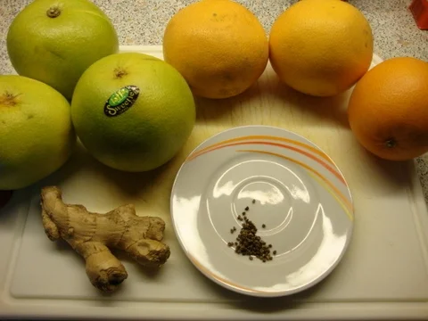 Zitrusmarmelade aus Orange, Pink Grapefruit und Sweety - Rezept - Bild Nr. 3525