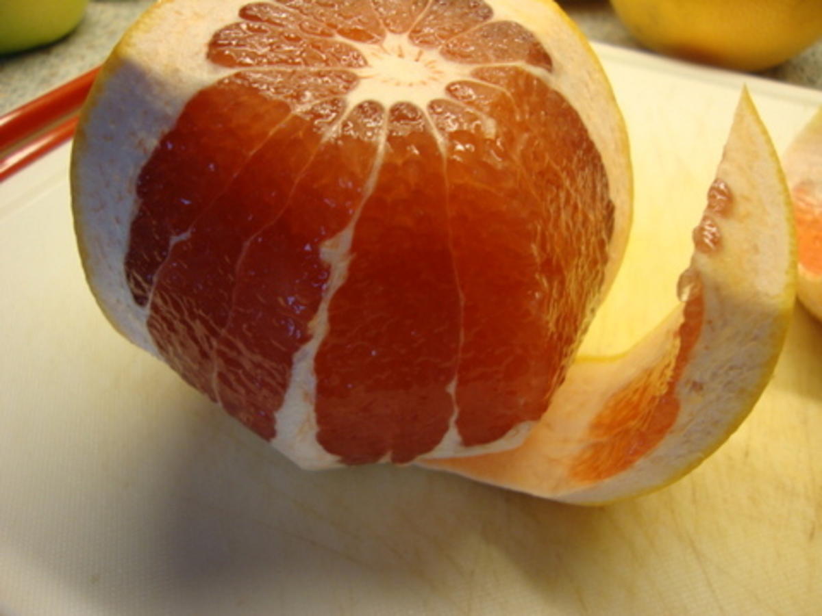 Zitrusmarmelade aus Orange, Pink Grapefruit und Sweety - Rezept - Bild Nr. 3526