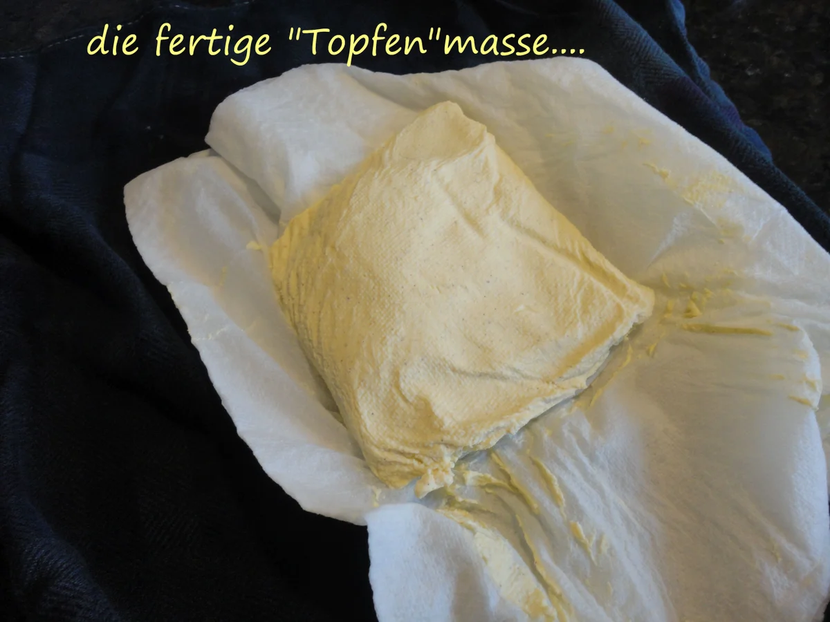 Vegane " Topfen " Knödel in Nußbrösel auf Fruchtspiegel - Rezept - Bild Nr. 3545