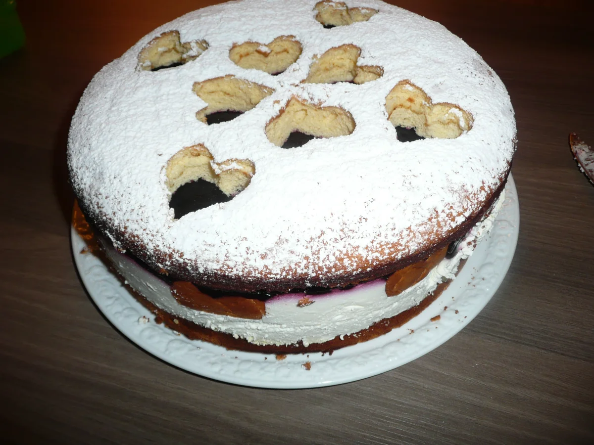 Käsesahnetorte zum 73. Geburtstag - Rezept - Bild Nr. 3625