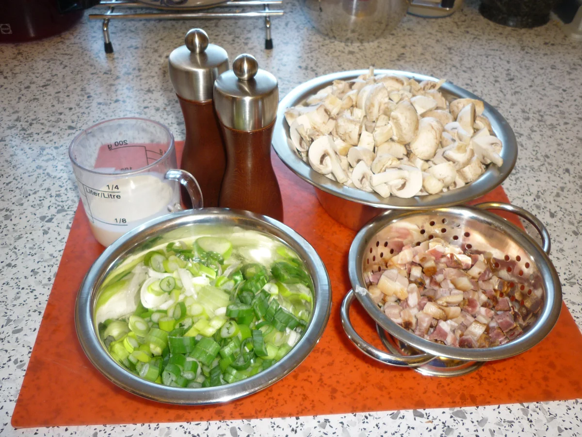 Champignon - Pfannkuchen - Rezept - Bild Nr. 3547