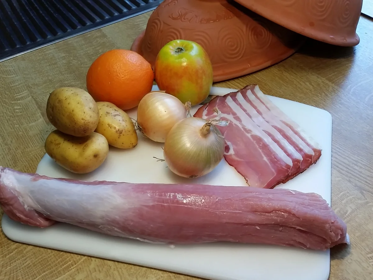 Rezept: Schweinsfilet im kleinen Römertopf Bild Nr. 3700 Schweinsfilet im kleinen Römertopf - Rezept - Bild Nr. 3700