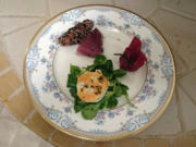 Variation aus Fisch, Fleisch und Salat - Rezept - Bild Nr. 3559