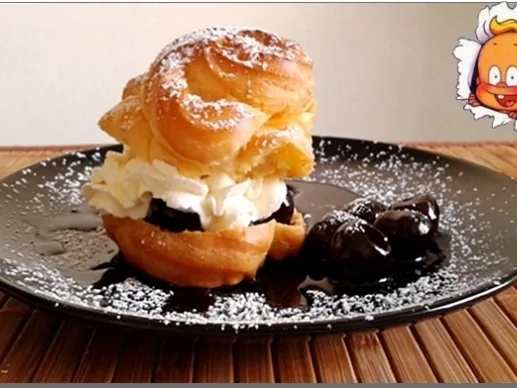 Rezept: Windbeutel mit Amarenakirschen Bild Nr. 3625 Windbeutel mit Amarenakirschen - Rezept - Bild Nr. 3625