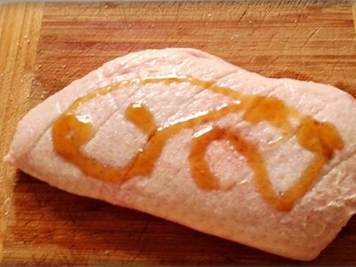 Barbarie Entenbrustfilet nappiert  mit  Porto Armilar-Soße, Rotkohl & „Muster“ Klöß - Rezept - Bild Nr. 3631