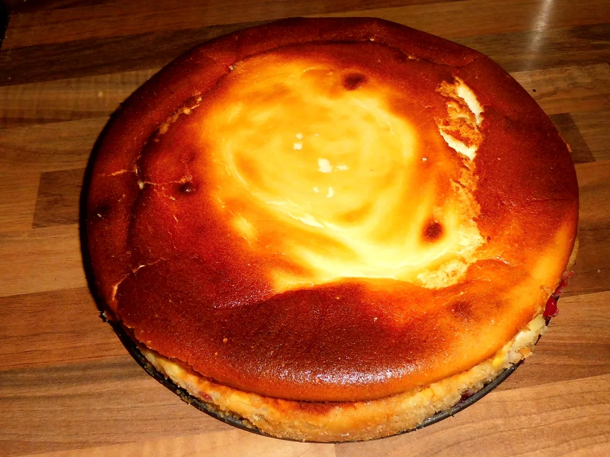käsekuchen mit sauerkirschen - Rezept - Bild Nr. 3701