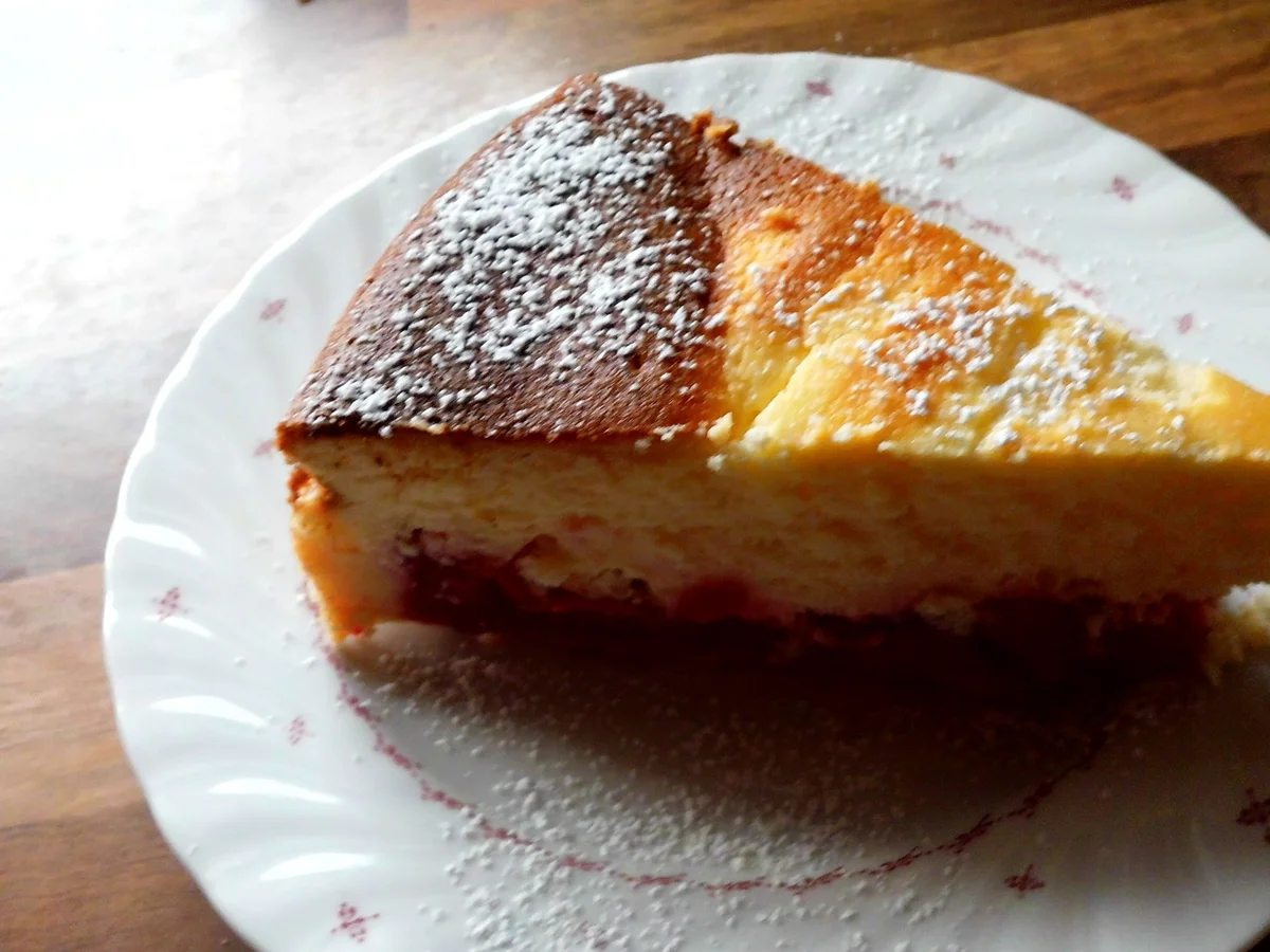 käsekuchen mit sauerkirschen - Rezept - Bild Nr. 3701