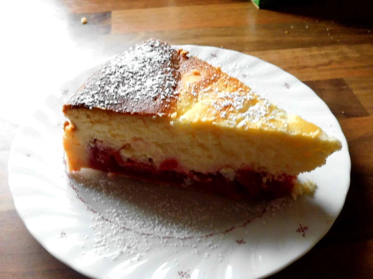käsekuchen mit sauerkirschen - Rezept - Bild Nr. 3703