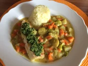 Rezept: Kabeljau mit Petersilien-Pesto und Rosenkohl-Curry Bild Nr. 3700 Kabeljau mit Petersilien-Pesto und Rosenkohl-Curry - Rezept - Bild Nr. 3700