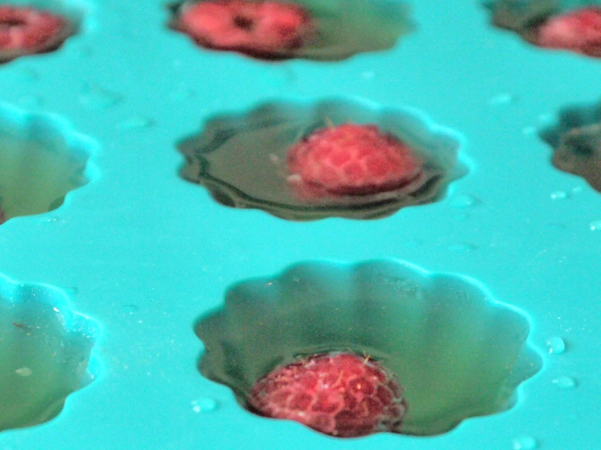 Rezept: Hugo-Gelee mit Himbeeren Bild Nr. 3717 Hugo-Gelee mit Himbeeren - Rezept - Bild Nr. 3717