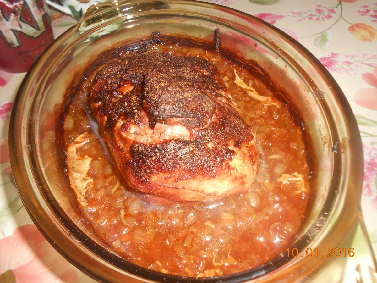 Schweinebraten mit Blumenkohl und Salzkartoffeln oder Klöße und Rotkohl - Rezept - Bild Nr. 3704