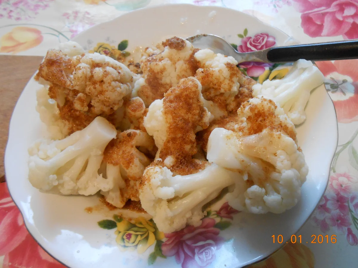 Schweinebraten mit Blumenkohl und Salzkartoffeln oder Klöße und Rotkohl - Rezept - Bild Nr. 3707