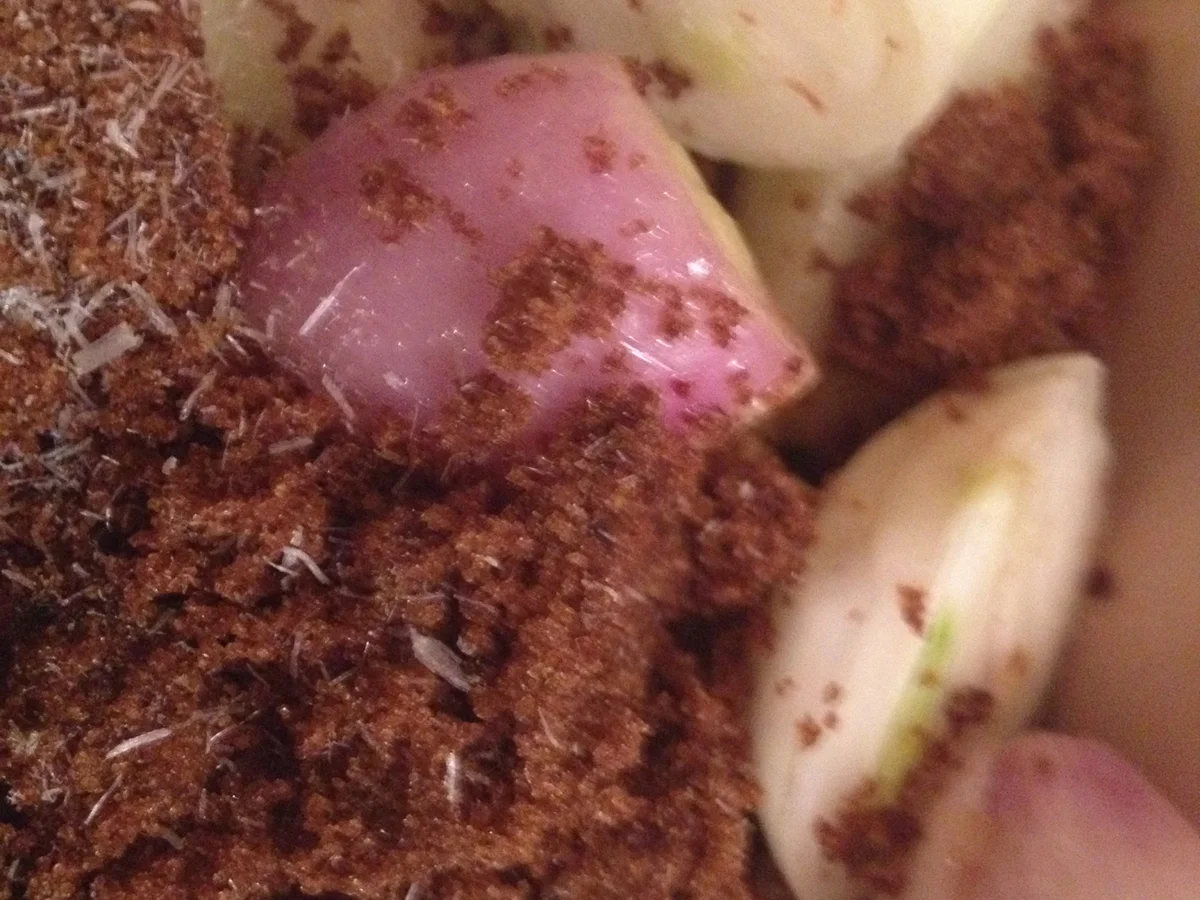 Rezept: Spinat-Ziegenkäsetarte mit Schalottenkompott Bild Nr. 3717 Spinat-Ziegenkäsetarte mit Schalottenkompott - Rezept - Bild Nr. 3717