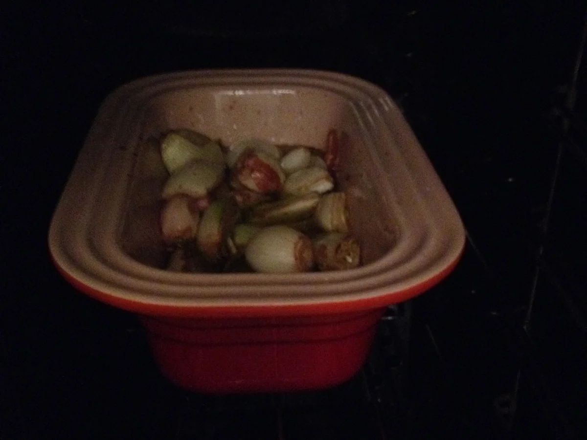 Rezept: Spinat-Ziegenkäsetarte mit Schalottenkompott Bild Nr. 3718 Spinat-Ziegenkäsetarte mit Schalottenkompott - Rezept - Bild Nr. 3718