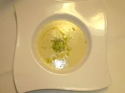 Kartoffelsuppe mit rohen Austern - Arm und Reich - Rezept