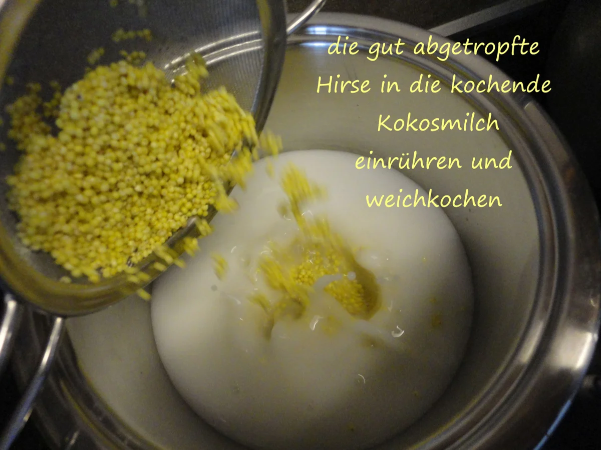 Süsse Hirse mit Dörrfrüchten - Rezept - Bild Nr. 3797