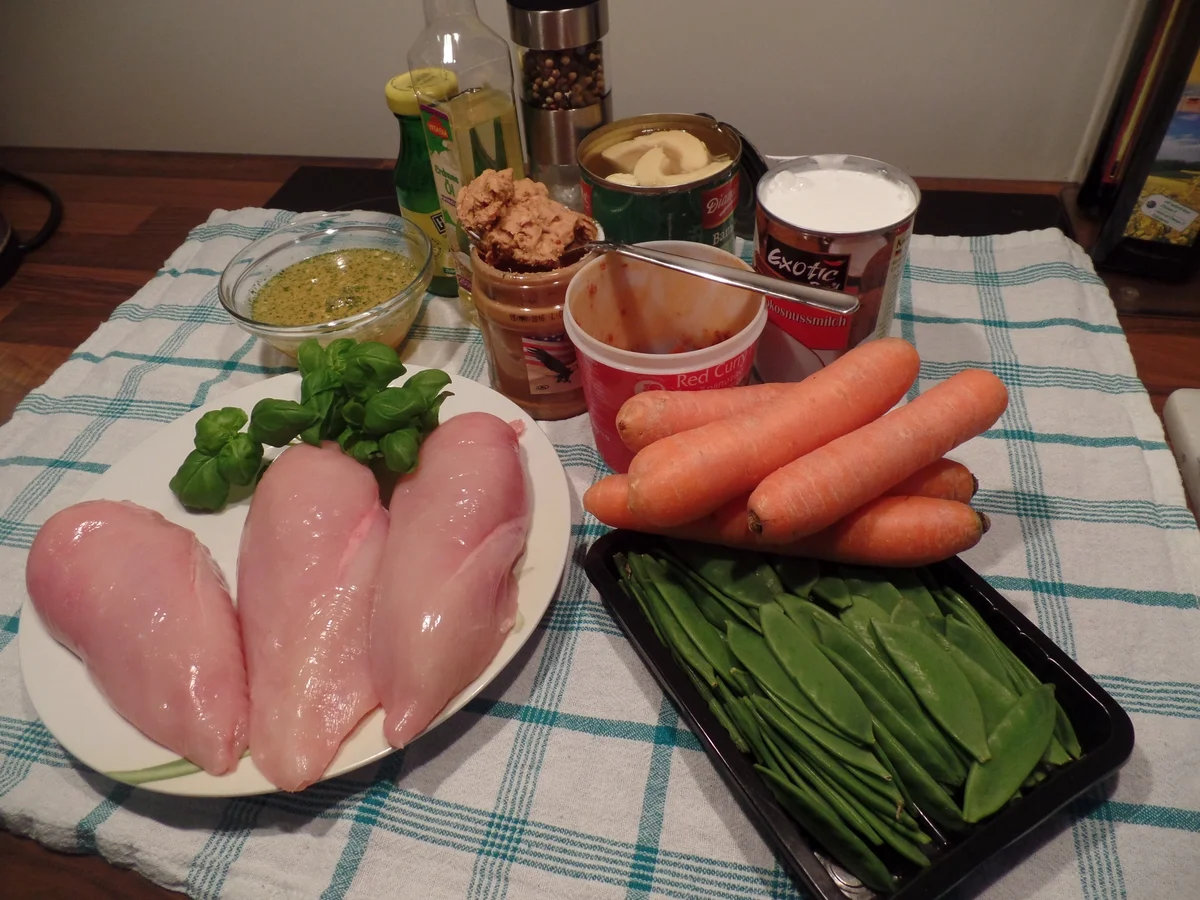 Rezept: Hähnchen-Erdnuss-Curry Bild Nr. 3712 Hähnchen-Erdnuss-Curry - Rezept - Bild Nr. 3712