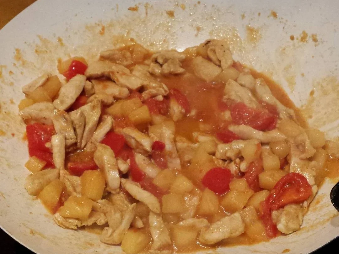 Tomaten-Hähnchen-Pfanne - Rezept - Bild Nr. 4350