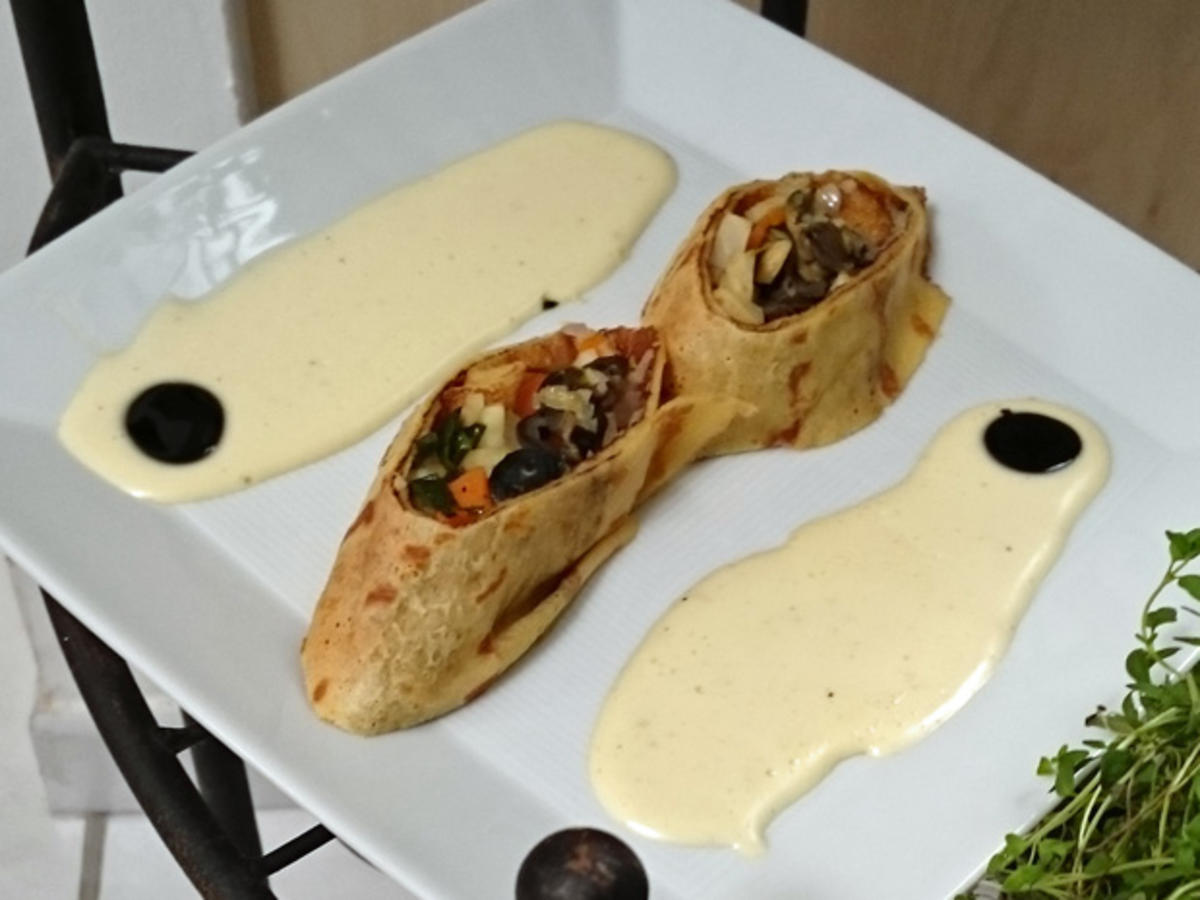 Crepes mit Schnecken in Knoblauchcreme - Rezept von Das perfekte Dinner