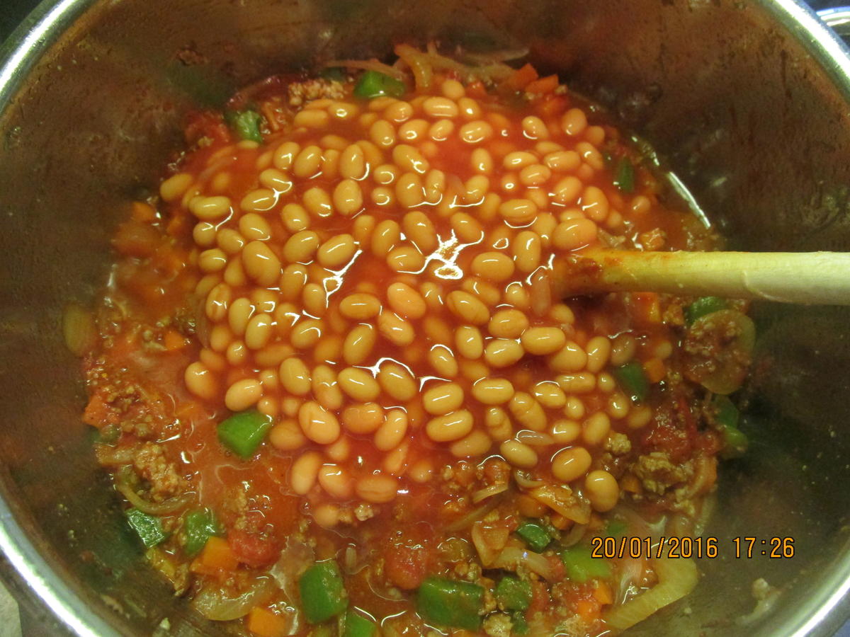 chili con carne mit baked beans - Rezept - Bild Nr. 3791