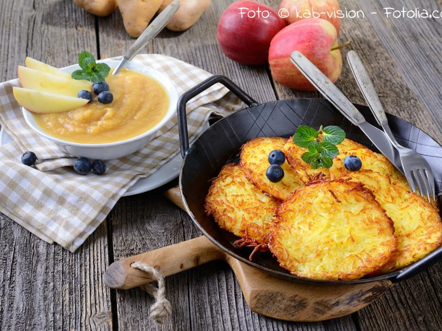 Kartoffelpuffer mit Flohsamenschalen - Rezept - Bild Nr. 3775