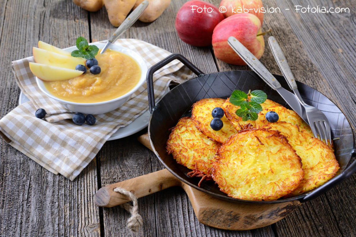 Bilder für Kartoffelpuffer mit Flohsamenschalen - Rezept